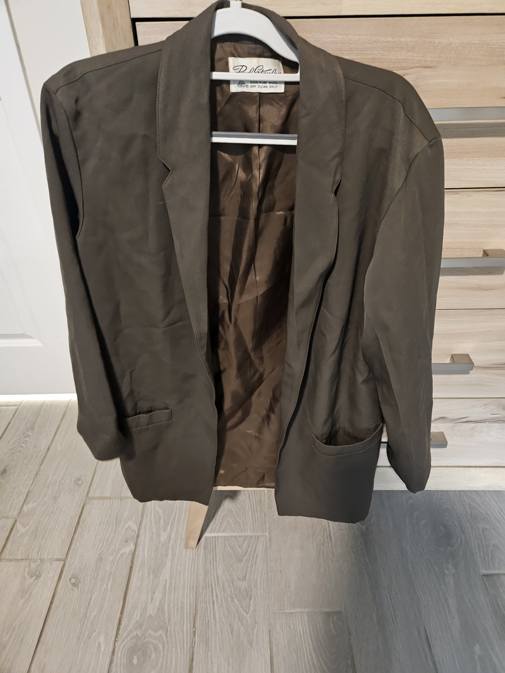 Stanley Olive Green Wool Blazer Read Comments